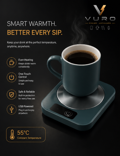 VURO Desk Cup Warmer