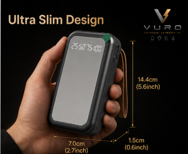 VURO™ mini portable power bank